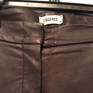 SOLD L'Agence skinny leather jeans